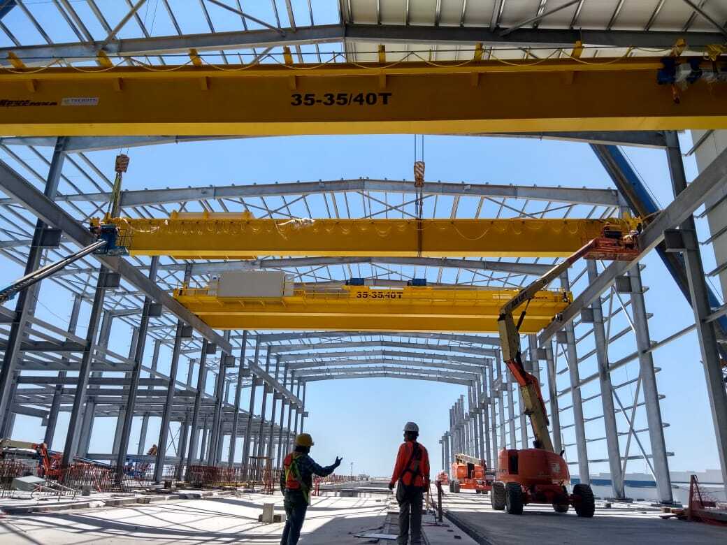 Obra industrial gestionada por TREBOTTI, contratista en México con certificaciones ISO para proyectos de alta escala